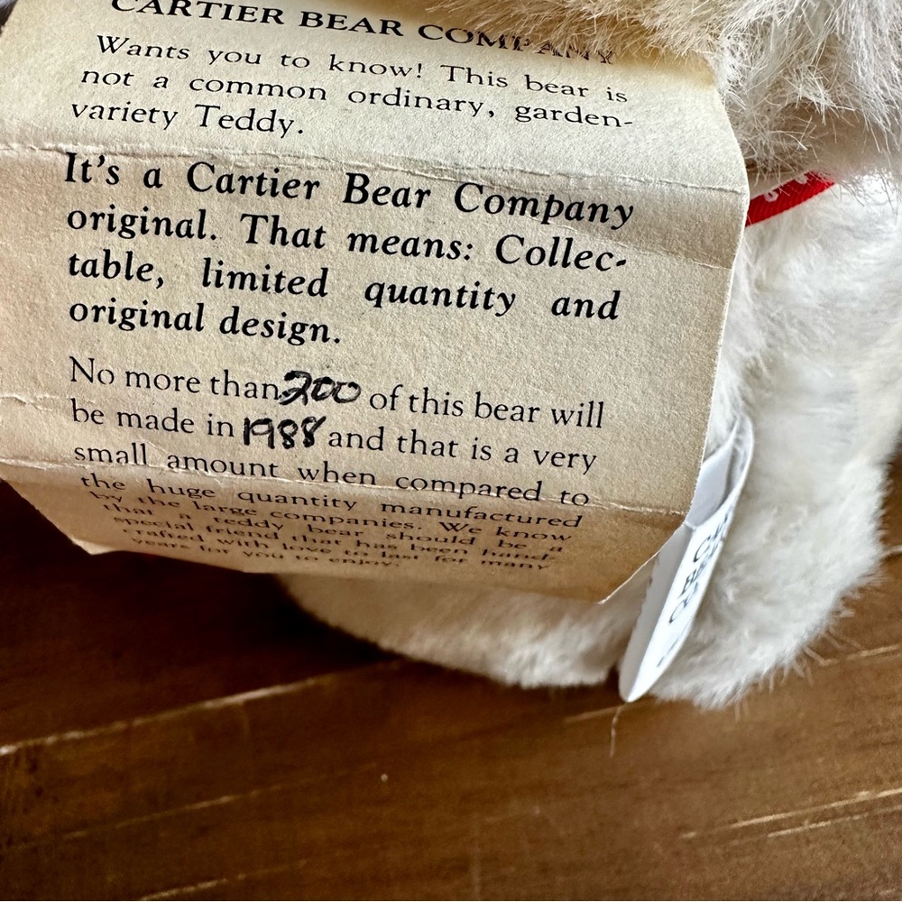 Cartier Bear Co. Nicolette Special Annual Limited Edition Vintage Rare Brand New - Picture 11 of 16